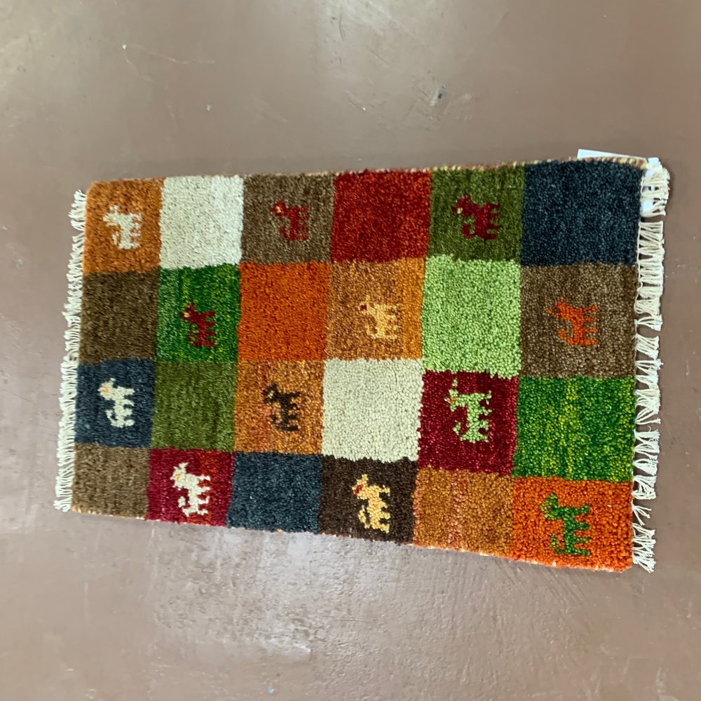 Hand Woven Rug Made in India